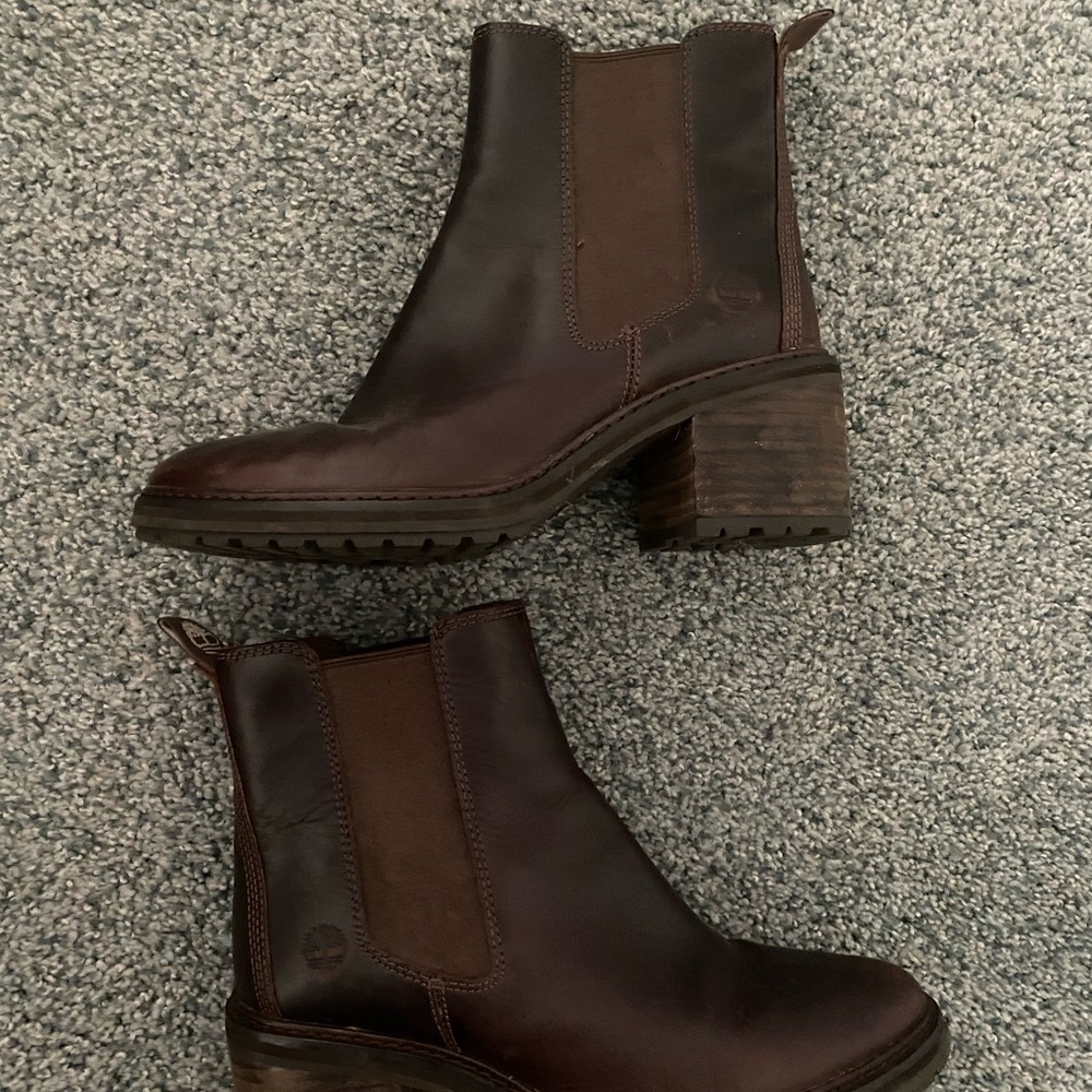 Timberland Women's Brown Leather Boots